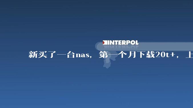 新买了一台nas,第一个月下载20t+,上传5+,不会被网警盯上吧?