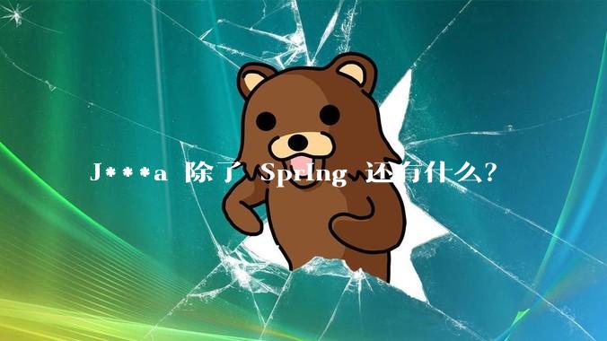 J***a 除了 Spring 还有什么?