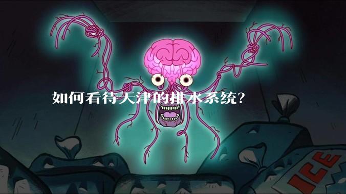 如何看待天津的排水系统?